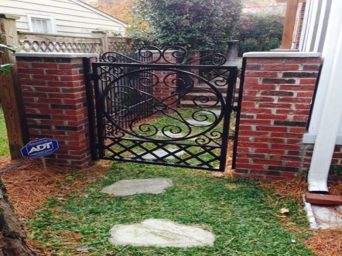 household gift powder coating residential gate